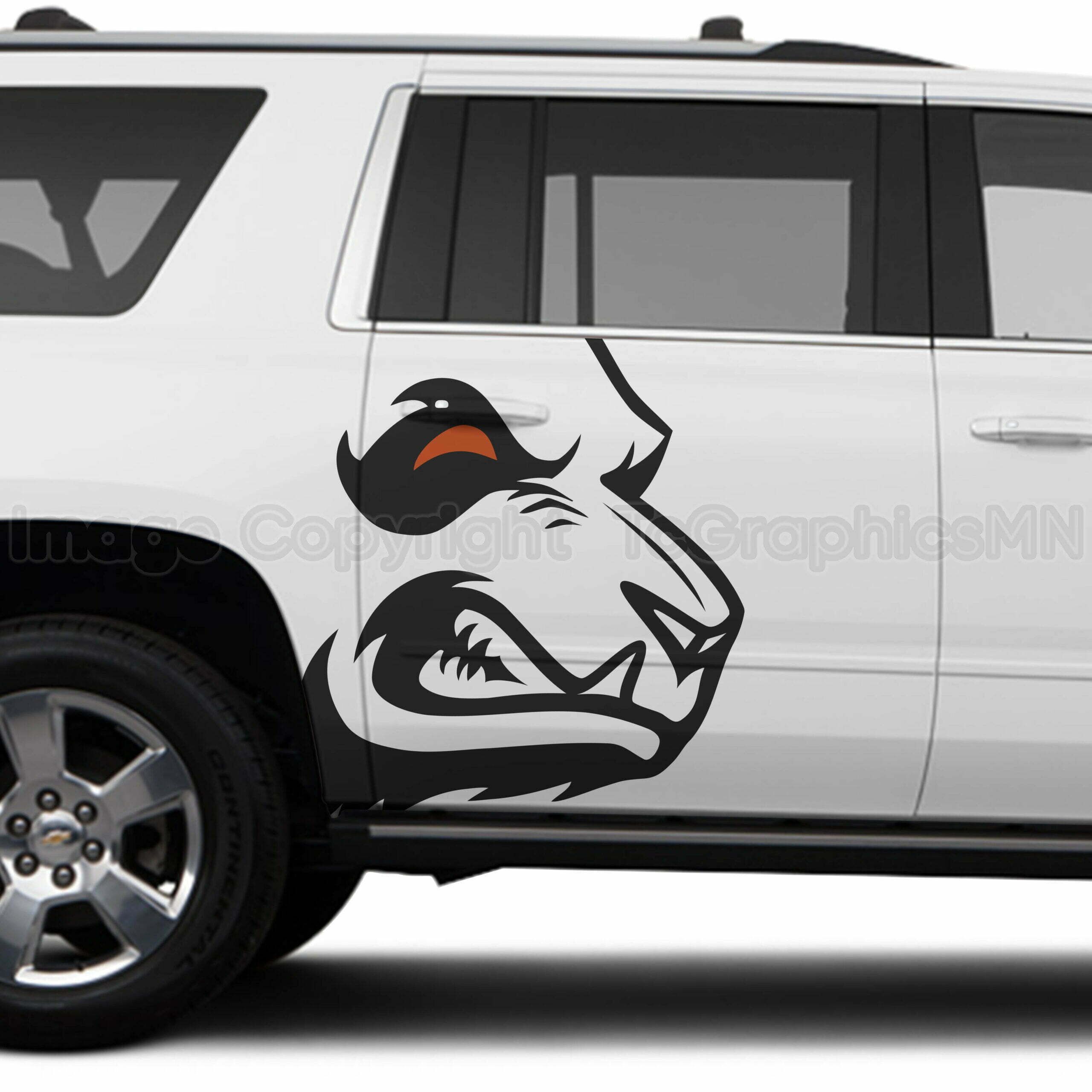 Large Angry Panda SUV