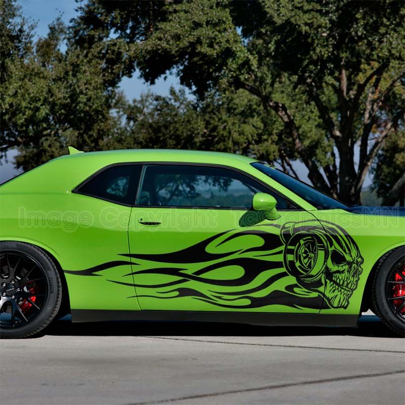 Skull Turbo Decal Set